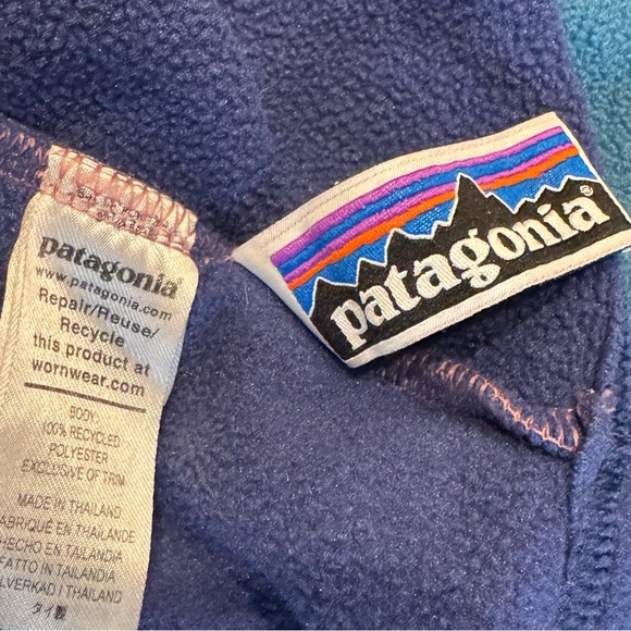 Patagonia Kids' Colorblock Fleece Pullover - Picture 10 of 10